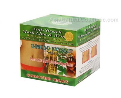 Крем для тела от растяжек и дряблой кожи с экстрактом Гинкго Билоба (Anti-Stretch Mark Line & Wrinkle Ginkgo Extract with Lanolin Oil & Vitamin E)