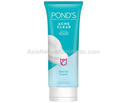Пенка для лица против акне (прыщей) (POND`S Acne Clear AntiAcne Facial Foam with Active Thymo-T Essence)