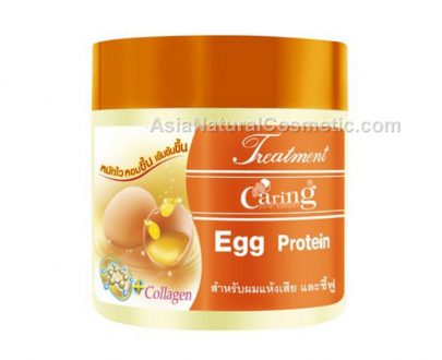 Восстанавливающая маска для сухих и поврежденных волос с яичным протеином (CARING Treatment Egg Protein)