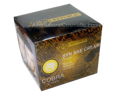 Антивозрастной крем для лица с эффектом ботокса на основе яда змеи (NATURE REPUBLIC Cobra Cream SYN-AKE)